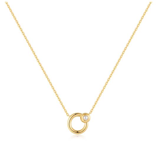  Chic Creator - Argent / GP 14 carats - Perle - 45cm